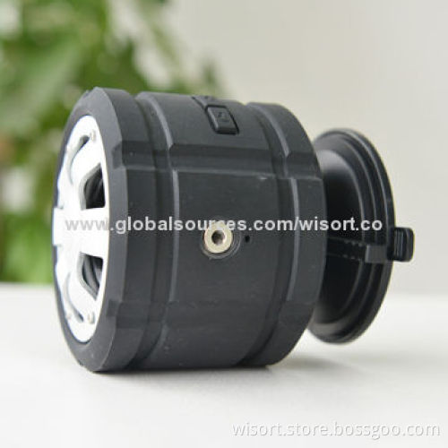 New design car wheel waterproof Bluetooth speaker/can be fixed on wall